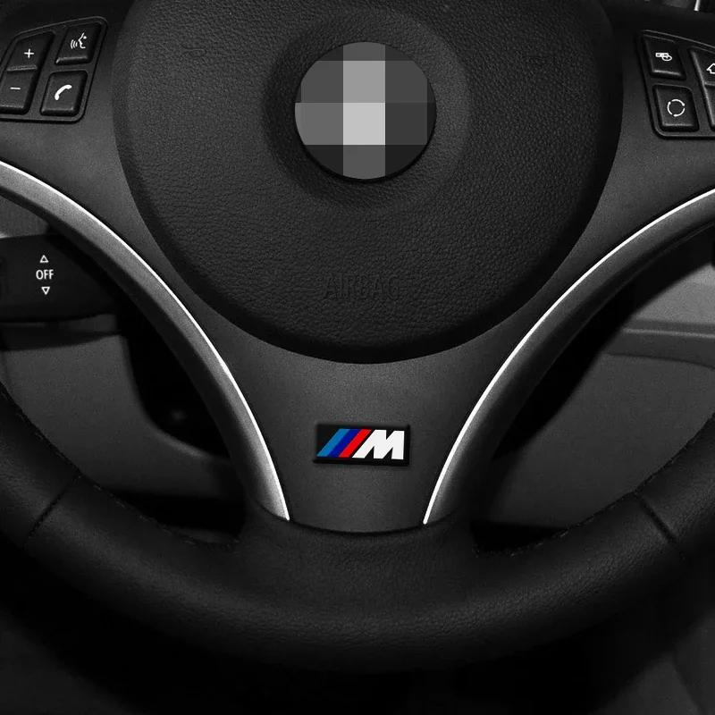 1 шт. Наклейка на руль автомобиля Наклейка в салон автомобиля Автоаксессуары Для bmw M Наклейка X1 X3 X4 X5 X6 X7 e46 e90 f20 e60 e39 f10