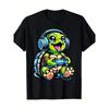[Funny Turtle Gamer]  Funny Turtle Gamer T-Shirt - 220g Gaming Turtles Video Game