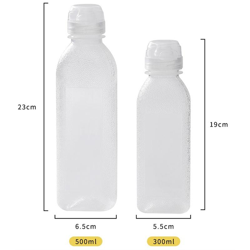 300/500ML Kitchen Oil Bottle Seasoning Plastic Squeeze Bottle Dispenser for Salad BBQ Sauce Olive Oil Container Cooking Gadgets