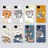 Transparent Case for Samsung A04 A14 A23 M33 M53 Realme 10 9 C35 C55 VIVO X80 Infinix Hot 30 Note 11 Tecno Spark 8P Pro C-47 Tom Jerry Cat Mouse
