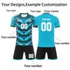 Personalised Shirts Kit Mens Girls With Name Number Custom Football Jerseys For Boys Training Suit