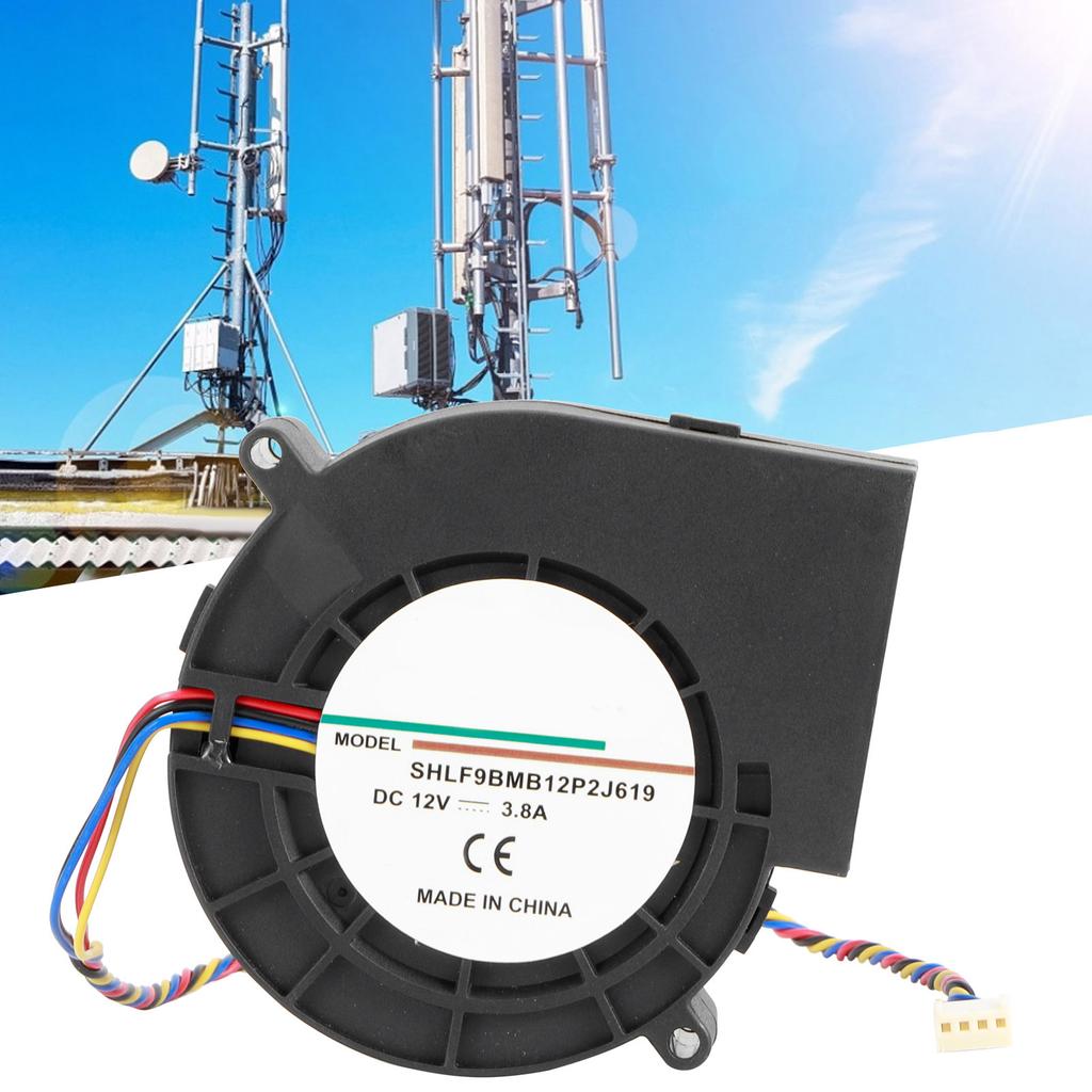12V 3.8A 190CFM Центробежный вентилятор с двойным шарикоподшипником Вентилятор для барбекю Аксессуары для барбекю