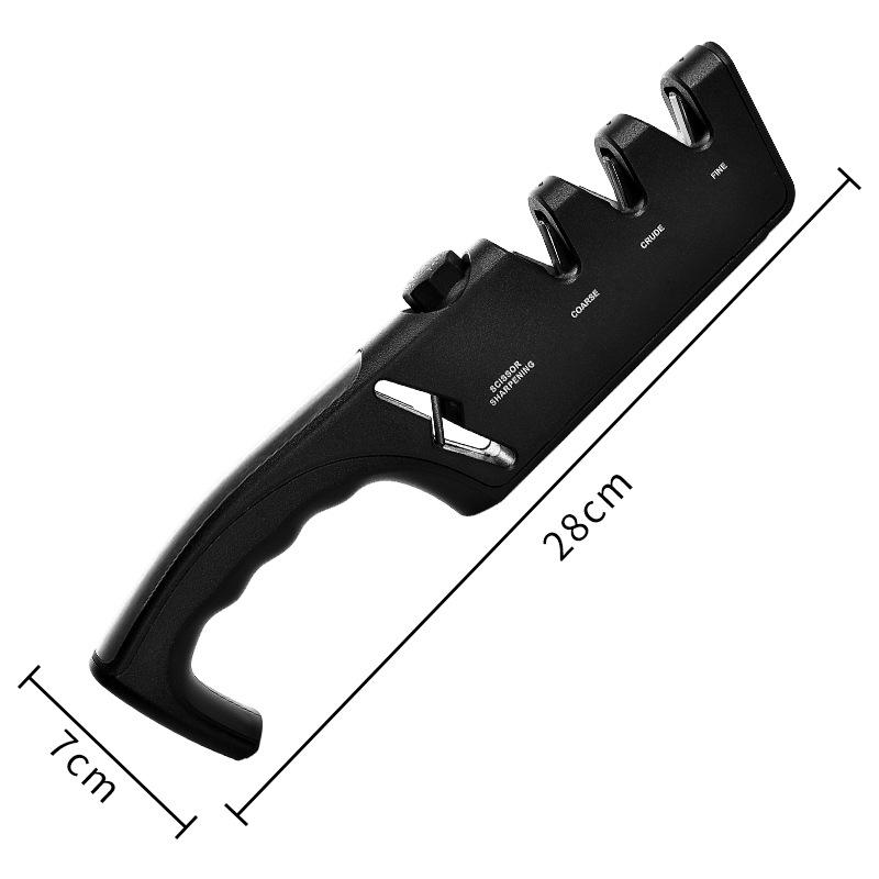 1pcs Multi-functional Adjustable Emery Sharpener Kitchen Blade Quick Sharpening Tool Home Sharpening Scissors Kitchen Knife