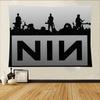 NNine IInch Nails Cool Tapestry Wall Hanging Printed Polyester Tapestry INS Decoration Wall Decor