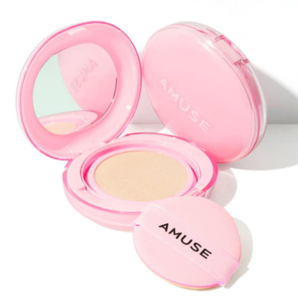 AMUSE Dew Power Vegan Cushion (15g + 15g Refill)