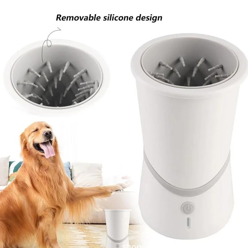 Portable Electric Pet Feet Washer Automatic Pet Paw Cleaner Quick Low Noise Dog Cat Paw Cleaning Cup for Dogs Cats Top Rated