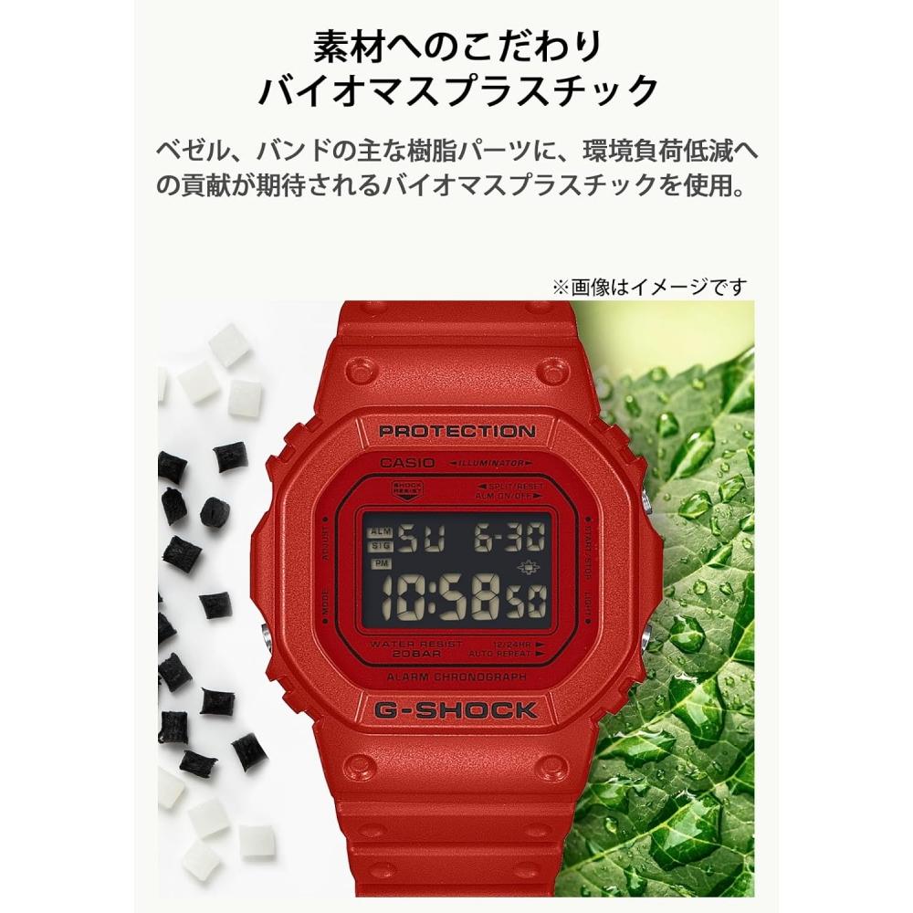 CaSio Men S Dw 5600rrb 4jf Red Black Watch