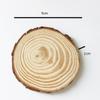 7/9/10/12cm Natural Pine Round Unfinished Wood Slices Circles With Tree Bark Log Discs DIY Crafts Wedding Party Painting Coaster