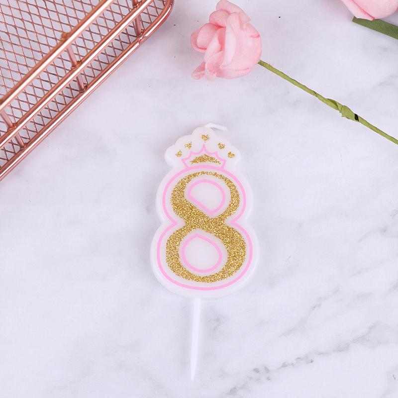 Свеча на день рождения в виде цифры