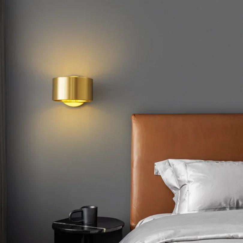 1/2pcs Modern Wall Lamp Bedroom Bedside Sconce Light Hotel Living Room Decoration Background Indoor Nordic Simple Fixtures