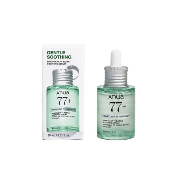 Anua Сыворотка для лица Heartleaf 77 B3 Zinc Trouble Care, успокаивающая, контролирующая поры, 30 мл