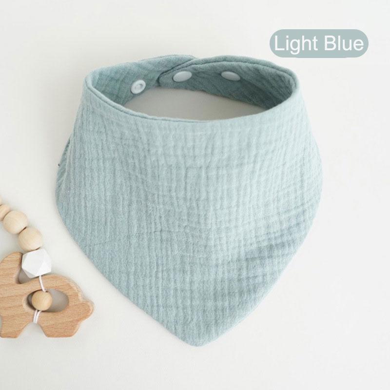 Твердые муслиновые детские нагрудники-банданы, слюнявчики, 100% хлопок для малышей, детей, унисекс, мальчиков и девочек