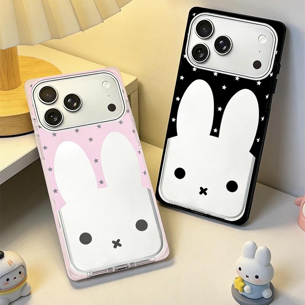 Кристальный чехол с кроликом Миффи для iPhone 15/16/17 ProMax, противоударный