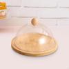 Cake Stand Holder Pie Bread Holiday Treat Covered Serving Platter Round Tray for