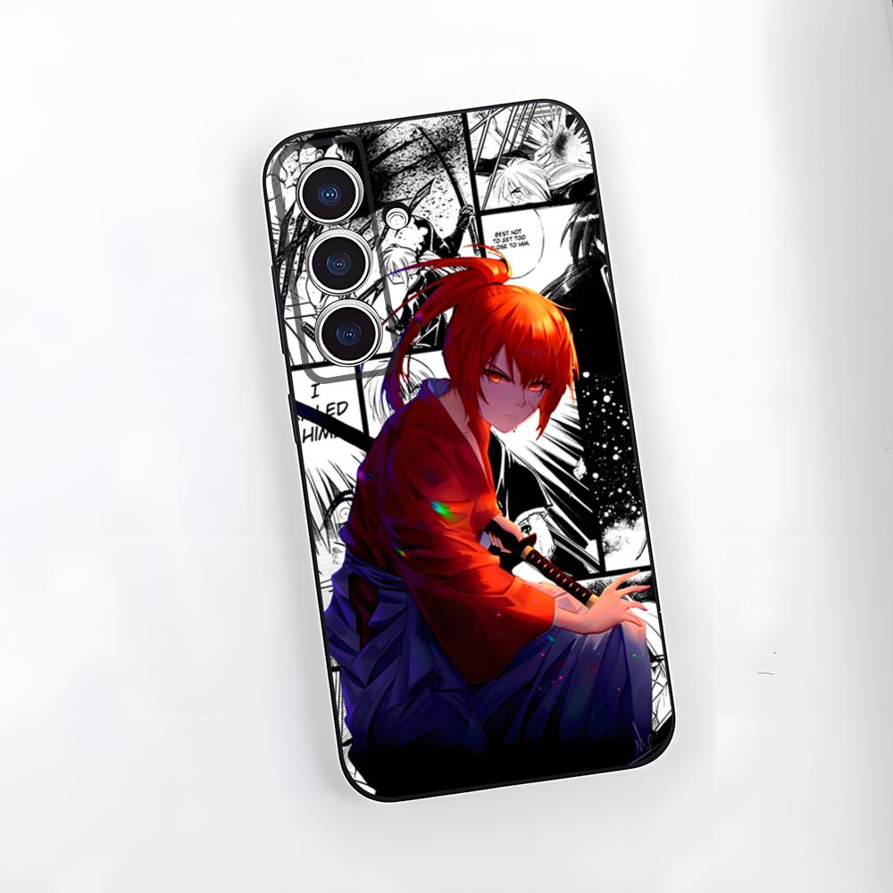 Rurouni Kenshin Anime Phone Case For Samsung A25 A13 A33 5G A54 A36 A35 A56 A52 A14 Shockproof Soft Cover