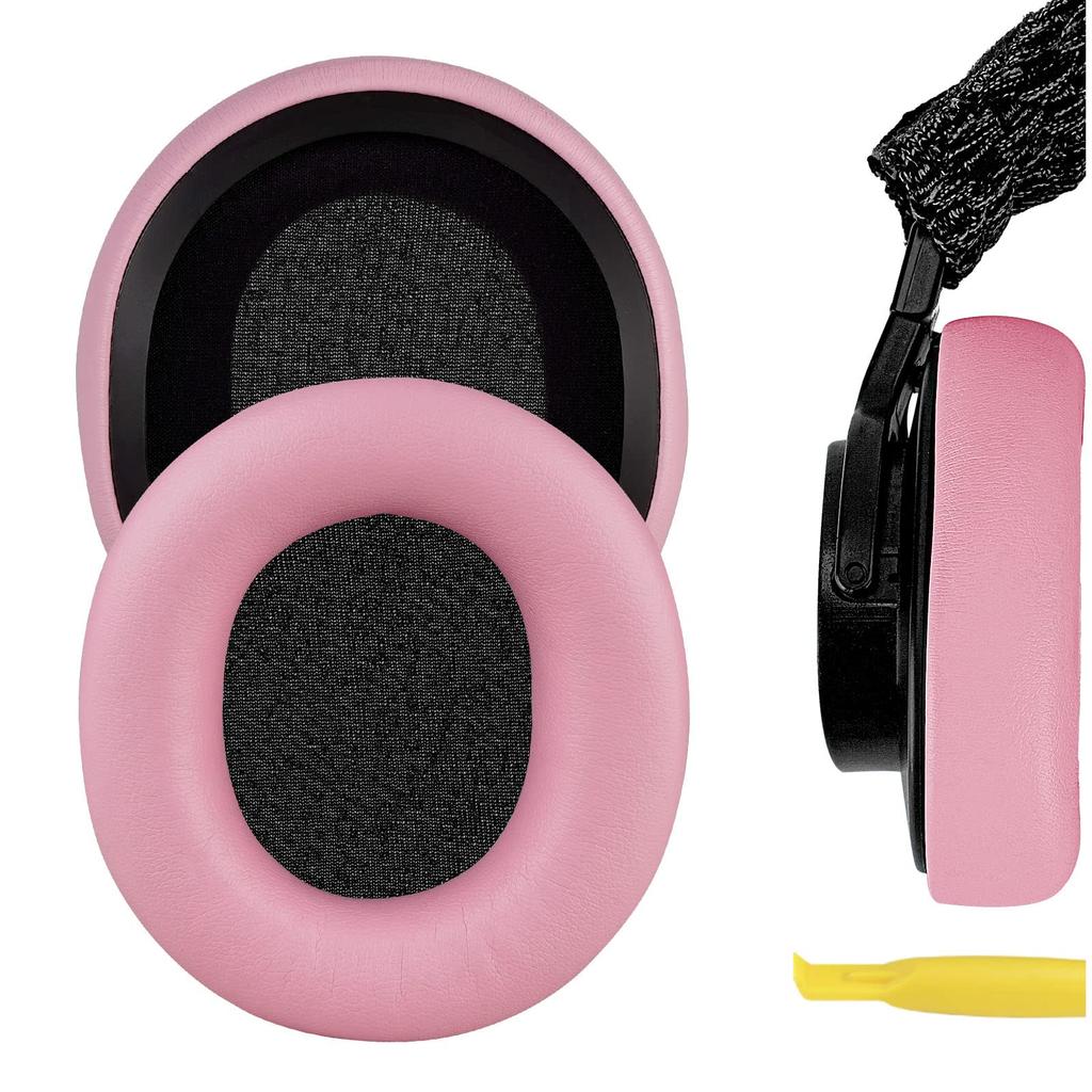 Geekria Ear Pads Nova Compatible Pads Compatible with SONY Headphones Pads Cups MDR-7506, MDR-V6, MDR-V7, MDR-CD900ST Ear/Ear (Protein Leather/Pink)