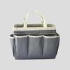 Gardening Tool Storage Bag with Ergonomic Handle Large Capacity Multiple Pockets Waterproof Versatile Tote Storage Organizer