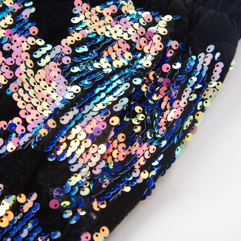 PYJTRL Мужские модные черные двухцветные брюки с блестящими пайетками, расширяющиеся на талии