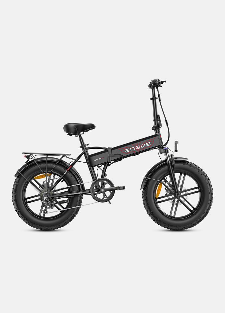 ENGWE EP-2 Boost Folding E-Bike: 120KM Range, 150KG Payload, 20x4.0 Fat Tire, 55Nm Torque & PAS Boost Button