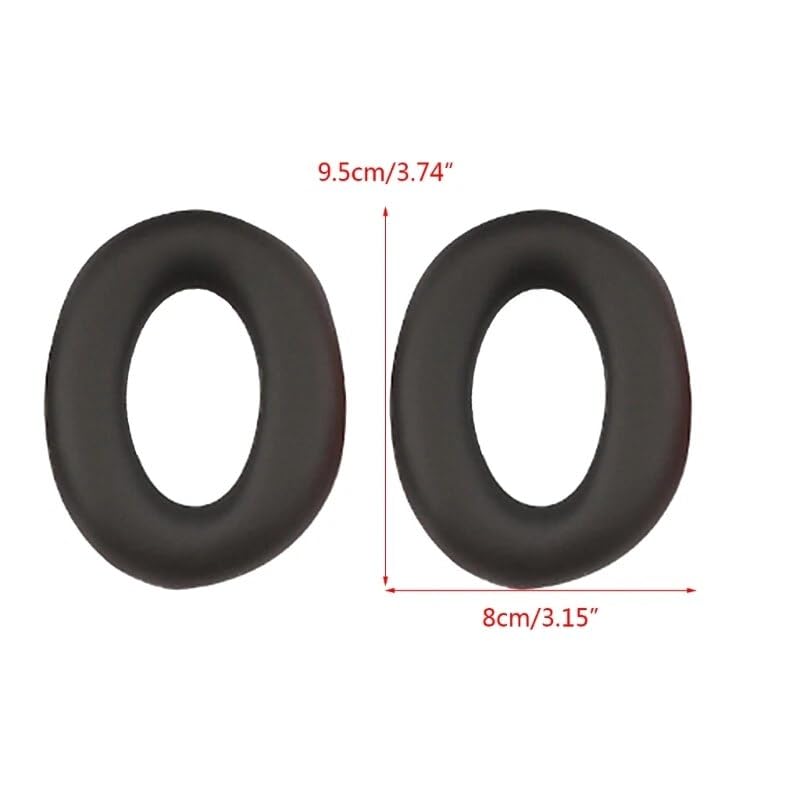 SCLAB Silicone Ear Pad Cover for Platinum Cover Sony Compatible Accessories Protective Case for Sony WH-1000XM5 Silver/Headphone WH-1000XM5 (Platinum