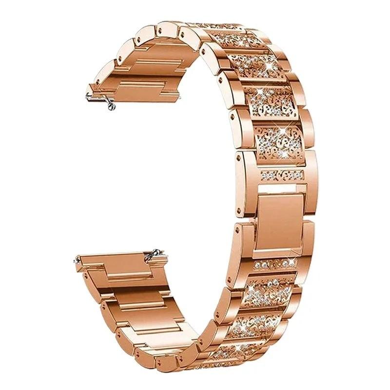 Diamond Strap and Case for Redmi Watch 5 Active Redmi Watch 3 Active/3 Lite Stainless Steel Watchband