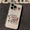 Прозрачный модный корейский чехол в стиле INS для IPhone 17 Air 16 15 14 13 12 11 Pro Max 16E Y2K Мягкая задняя защитная крышка