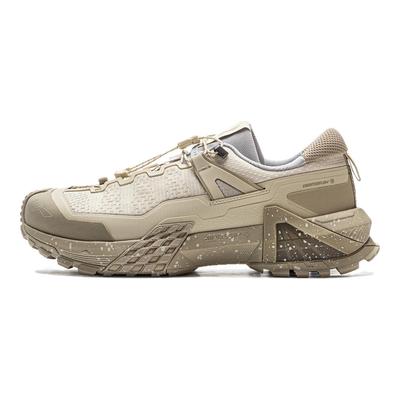 Li Ning CF Su Xing Chuan Pro Модные Удобные Износостойкие Водонепроницаемые Дышащие Низкие Походные Кроссовки Унисекс Походная Обувь Прибрежно-Серый AHTU017-11