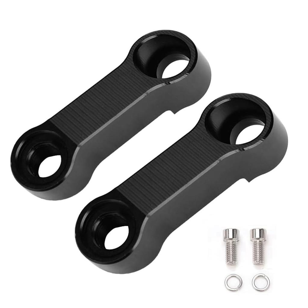 DGYACHOR Motorcycle Mirror, M8 Offset Holder, Mirror Holder, Mirror Riser, 0.3 inch (8 mm)