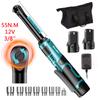 Seesii 6,3'' Удлиненный электрический трещоточный ключ 3/8" Аккумуляторный электрический ключ 80 Нм 21 В Перезаряжаемый угловой ключ Инструменты для ремонта автомобилей