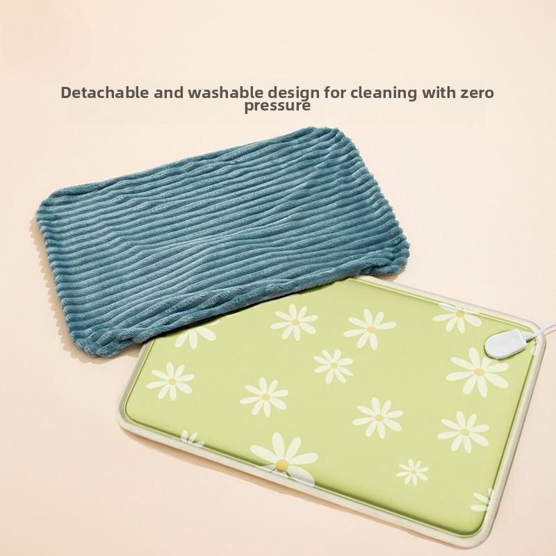 Съемный электрический плед для питомцев, грелка для кошек, постоянная температура, таймер, водонепроницаемый, устойчивый к царапинам электрический матрас, товары для питомцев