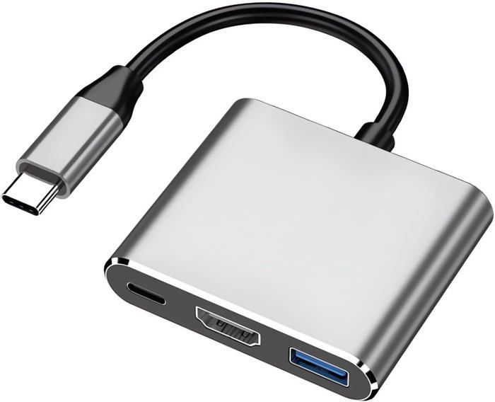 Adaptateur multiport USB-C vers HDMI - BEIJIYI - Multiport - HDMI 4K - USB 3.0 - Charge rapide USB-C PD
