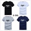 Black White Men Cotton T-shirt Simple Design Short Sleeve Slim Casual Basic Tee Shirt Fotbolka