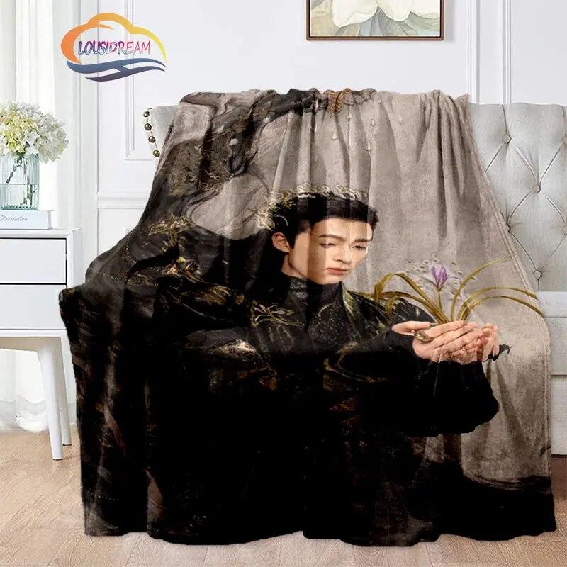 Hot Tv Love Between Fairy and Devil Blanket Cang Lan Jue Dong Fang Qing Flannel Bedroom Bedding Sofa Soft Bedspread