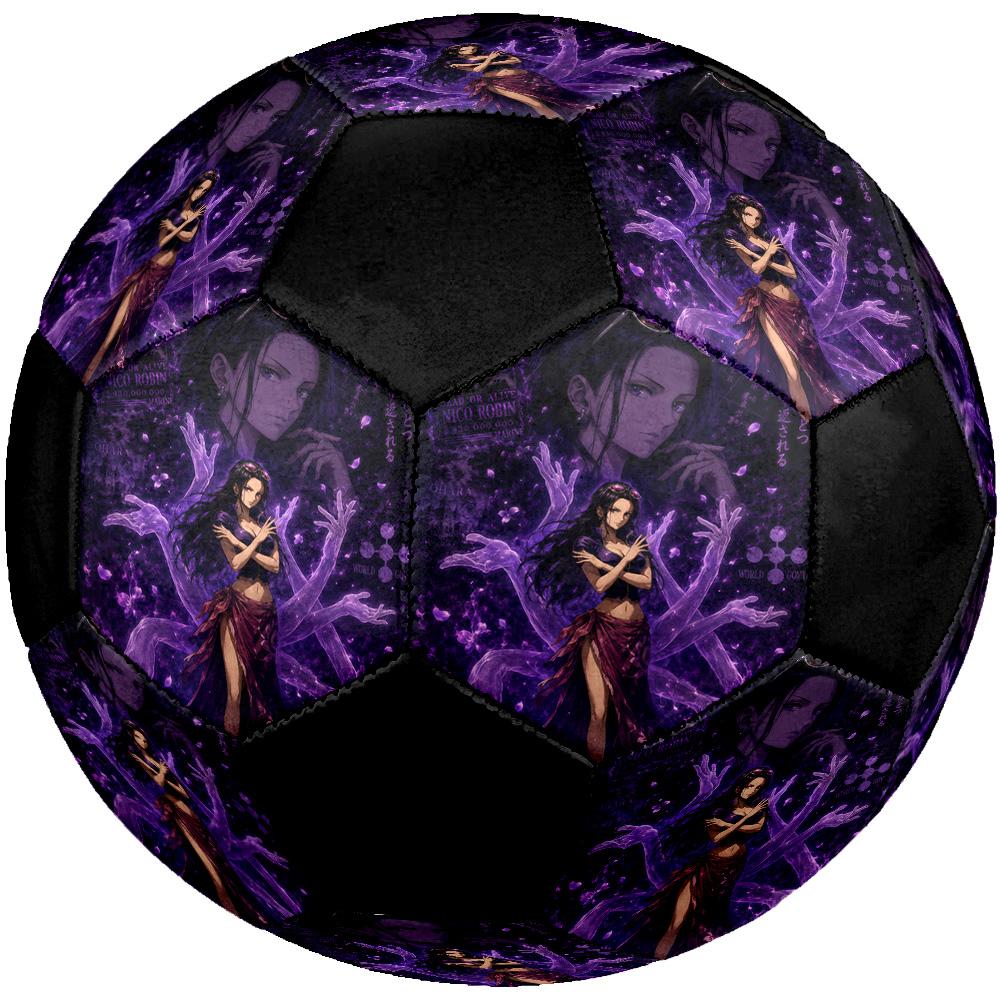 Nico Robin Soccer Ball Colorful All Ages Machine Stitched PVC Competition Ready Durable High-Bounce.SIZE5