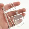 5x Necklace Magnifying Glass Gift Portable Monocle Optical Magnifier Necklace  Elderly
