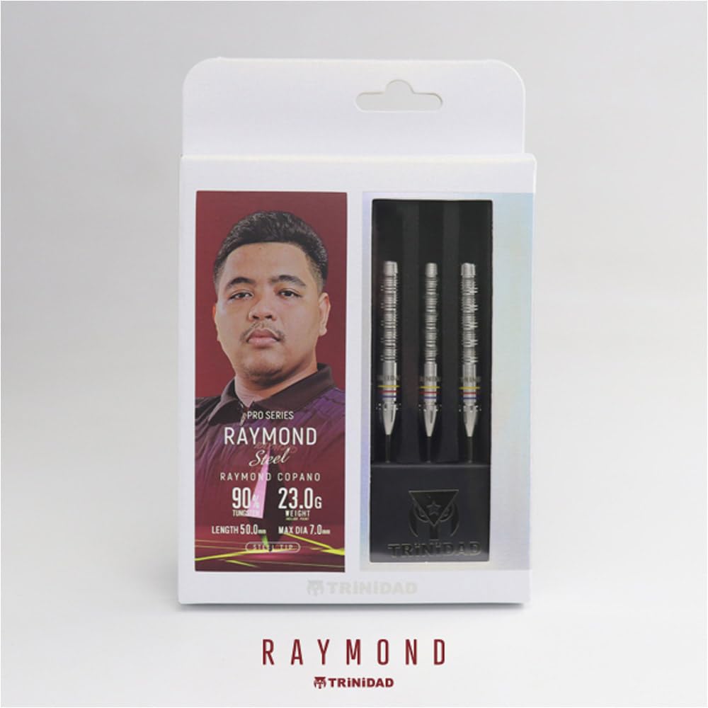 TRiNiDAD PRO Trinidad Pro RAYMOND Raymond STEEL Raymond Copano Player Model Dart Barrel Dart Set