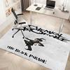 1pc My Chemical Romance The Black Parade Print Area Rug - Soft, Washable Non-Slip Indoor Mat, Living Room, Home Office Decorative Rug,Office Decorativ