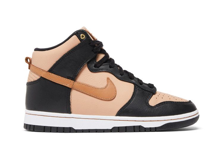 Women's Sneakers Nike Dunk High LXX Black Flax (Women's) Black/Flax/Vachetta Tan/White