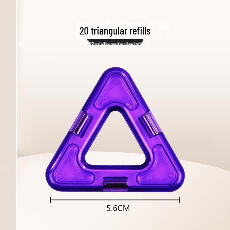 Large Magnetic Building Tiles Set for Kids - Educational Suction Magnet Blocks