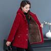 Women Corduroy Winter Coat Puffer Jacket Winter New Korean Style Long Ladies Over-the-knee Cotton Padded Jacket Keep Warm