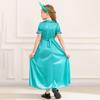 Halloween June 1 Kids Ancient Free Muse Cosplay Costume Lake Green Dress
