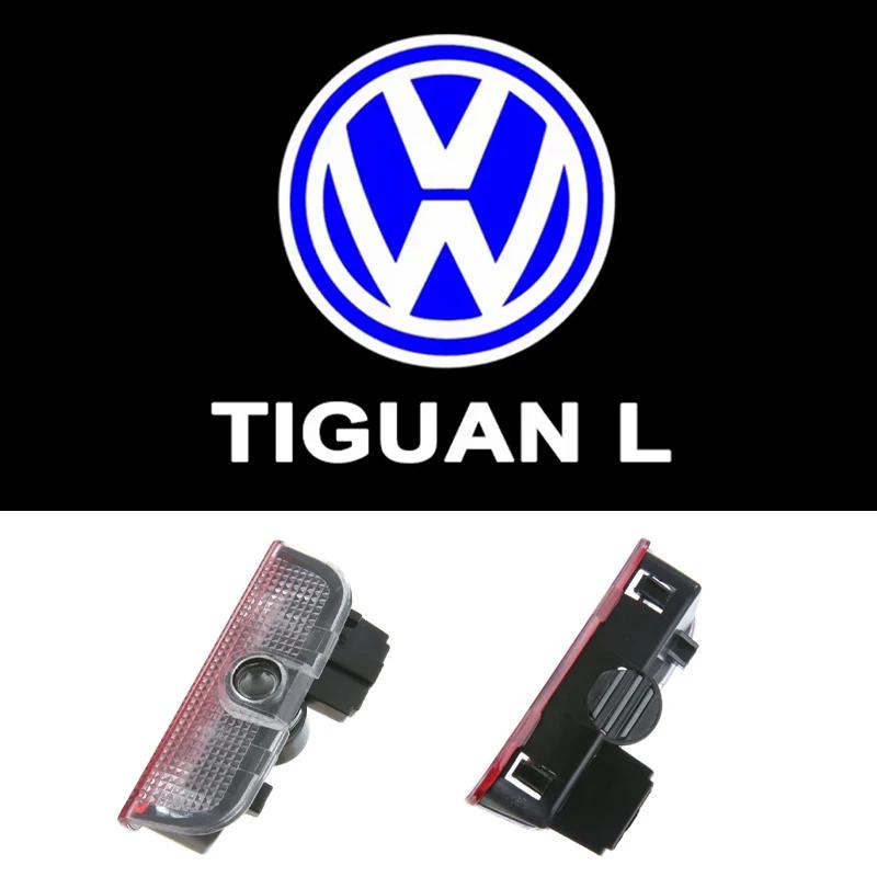 2026 Hot For VW VOLKSWAGEN LED Car Door Welcome Logo Projector Ghost Shadow Light For VW Volkswagen Tiguan MK1 MK2 Sagitar Passa