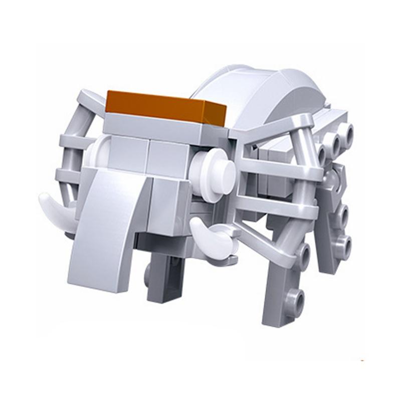 Фигурки животных MOC Милые маленькие жирафы носороги коровы Строительные кубики Игрушки идеально подходят для детей друзей Рождественская игрушка Подарки детям