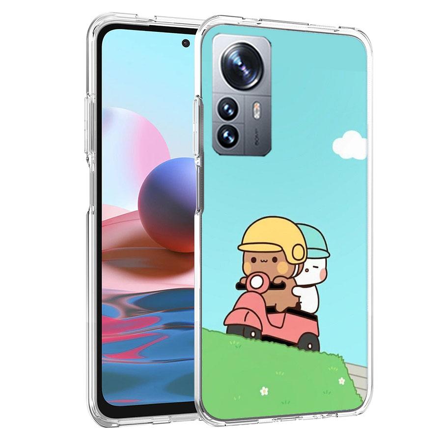 Милый чехол для телефона BuBu DuDu для Redmi Note 13 Pro Plus 14 Pro+ 12S 12 11S 11T 11E 11 10S 10 9S 9 Xiaomi Capa TPU