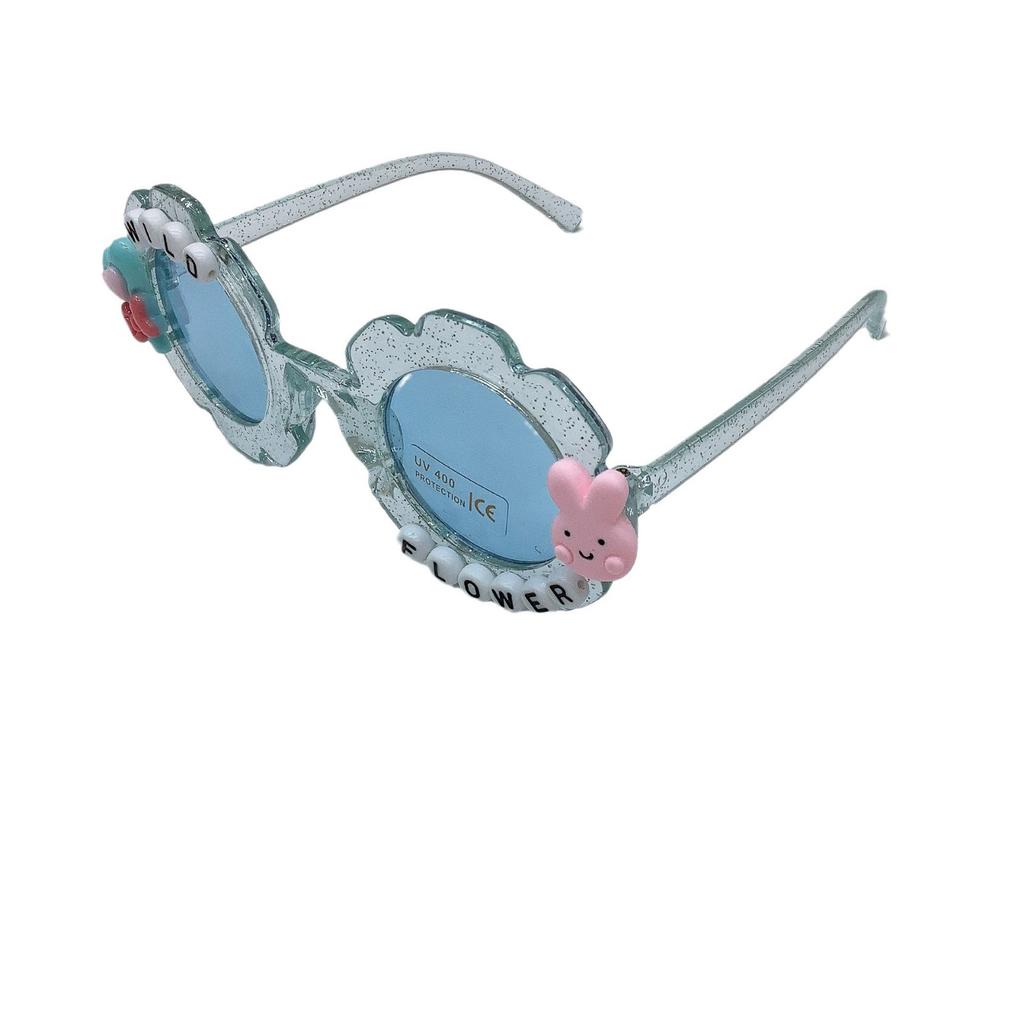 Модные подсолнухи Сделай сам Детские солнцезащитные очки Защита глаз Защита от солнца Защита от УФ-лучей, Детские солнцезащитные очки