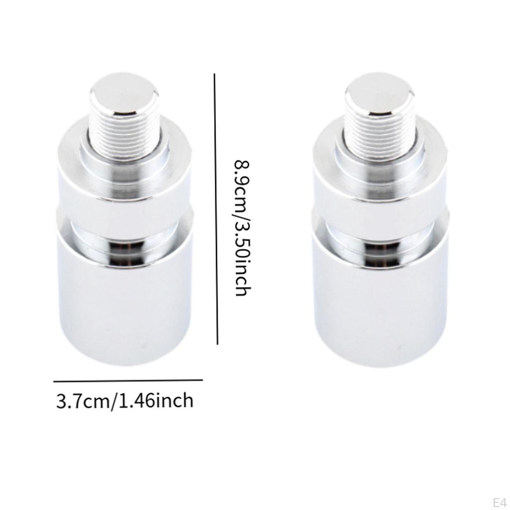 2 Pieces Motorcycle Grips Handlebar End Easy Installation Weights for 750