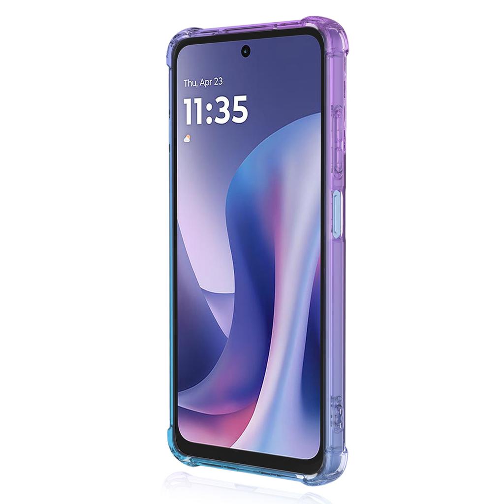 For Motorola Moto G67 Power 5G Case Gradient Color TPU Anti-Drop Phone Cover