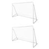 VidaXL 2x Football Goal Net Steel Football Cage Net Garden 276045