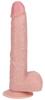 Straight Strong Vibrating Dildo 19 X 5cm - Ultra Realistic Skin by RealRock - Vibrating Dildos