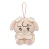Mikko Characters Hug Ribbon Mascot, 5 Types, Approx. 10cm (Nuts)
